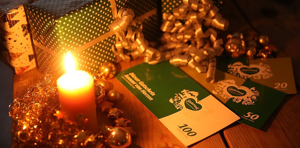 Das perfekte Weihnachtsgeschenk: Der Steiermark-Gutschein ist in über 250 steirischen Betrieben einlösbar.