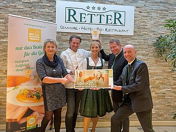Das Retter Bio Natur Resort in Pöllauberg wird mit der Bio Gastro Trophy 2021 ausgezeichnet.