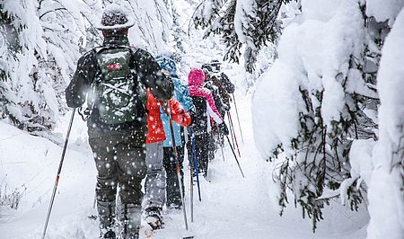 Winterliche Familienwanderung im Nationalpark Gesäuse am 24. Dezember