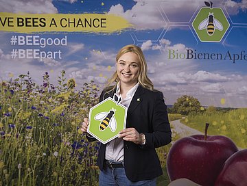 Katrin Hohensinner von Frutura und BioBienenApfel