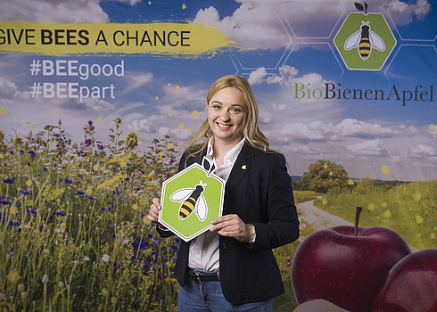 Katrin Hohensinner von Frutura und BioBienenApfel